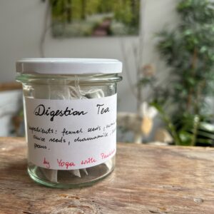 Digestion tea – jar of 12 teabags.