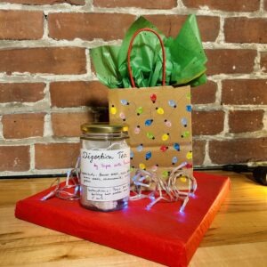 Christmas Gifts DUO Set: Digestion Tea and Medium Soy Candle