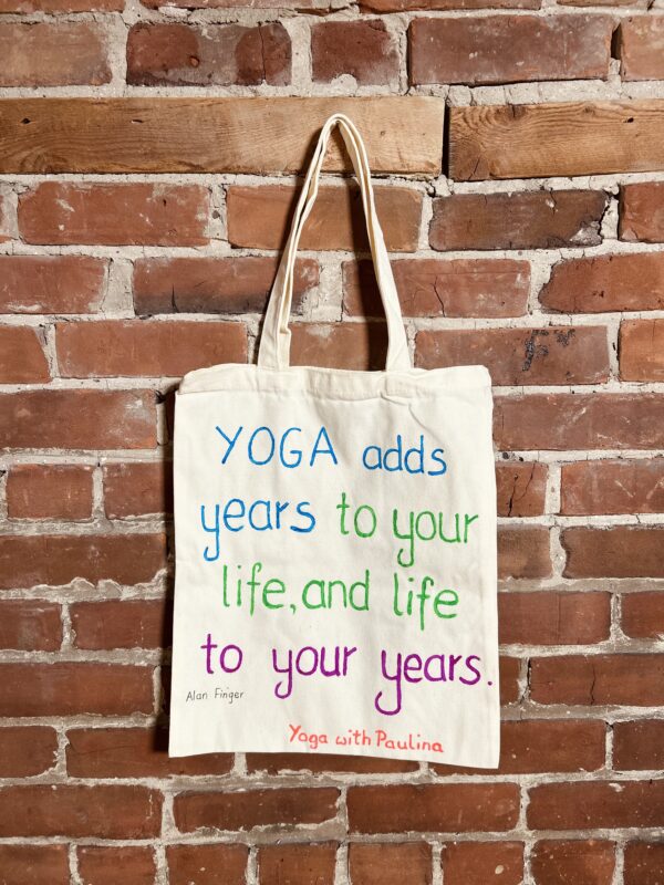 Yoga with Paulina Grocery bag